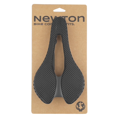 Selle Newton 3D Carbone T801 ouverte noire 245x143 rail carbone