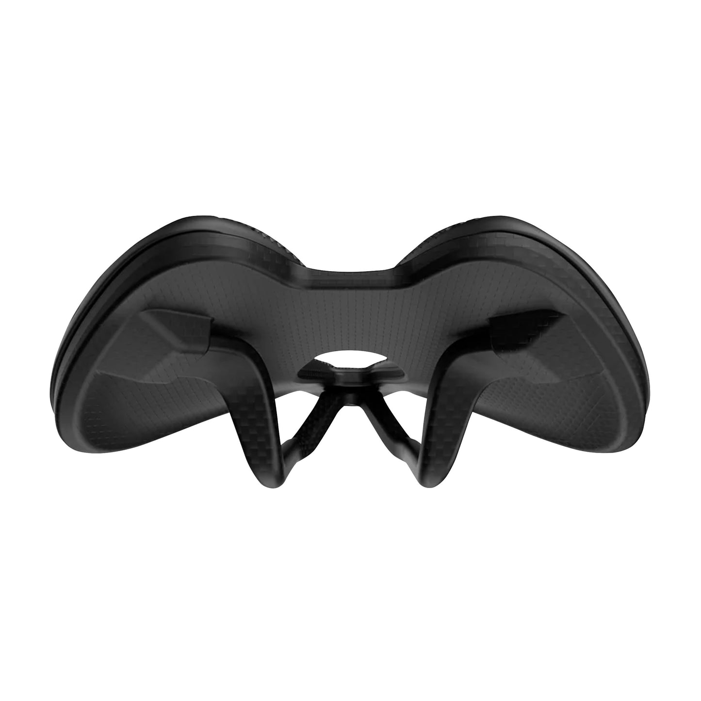 Selle Newton 3D Carbone T801 ouverte noire 245x143 rail carbone