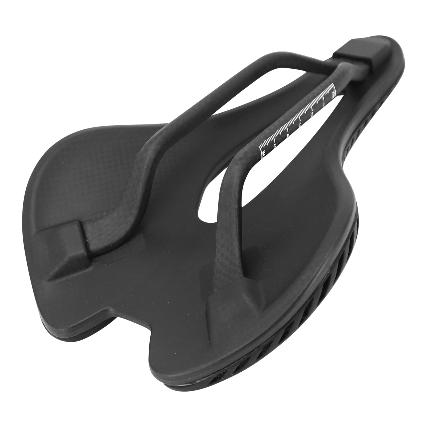 Newton 3D Carbon T800 open black saddle 245x155 carbon rail