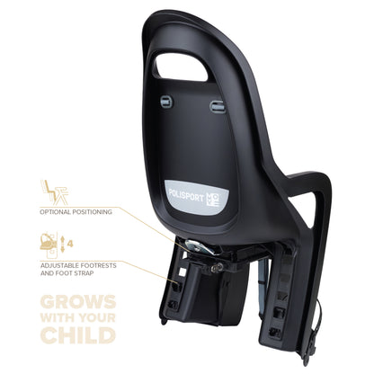 Polisport Groovy AVS Rear Child Seat for Pannier Rack