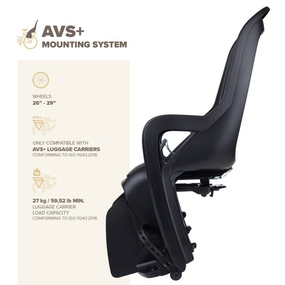 Polisport Groovy AVS Rear Child Seat for Pannier Rack