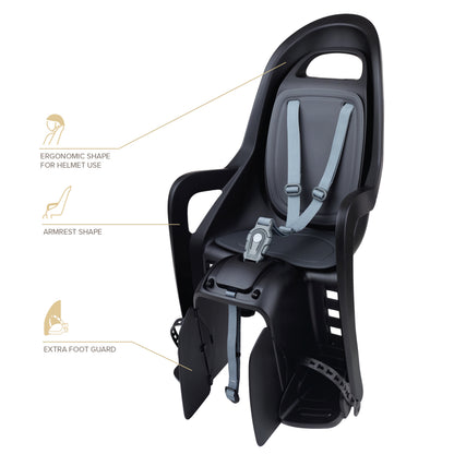 Polisport Groovy AVS Rear Child Seat for Pannier Rack