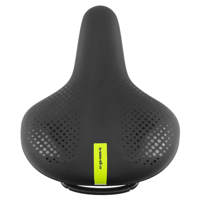 Newton City Moderate Memory Foam Saddle Black 247x203