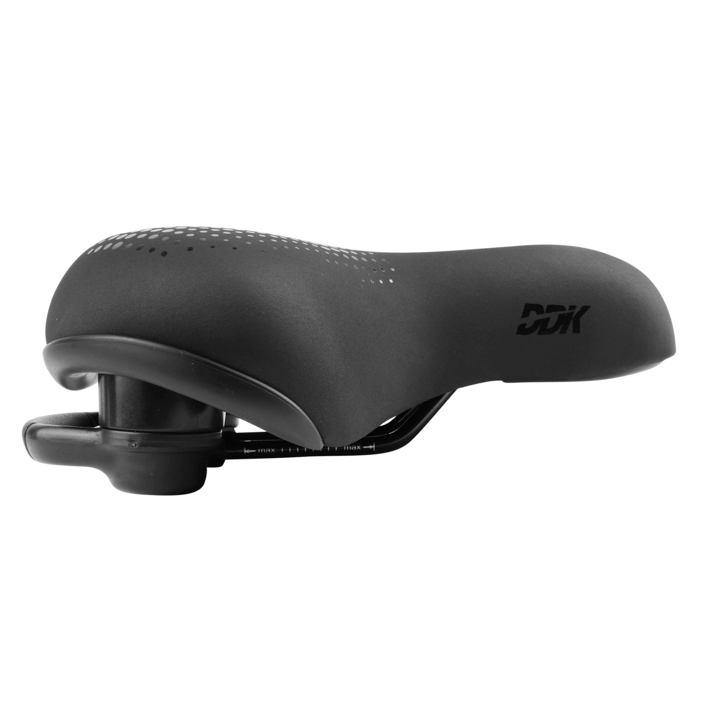 Newton City Moderate Memory Foam Saddle Black 247x203