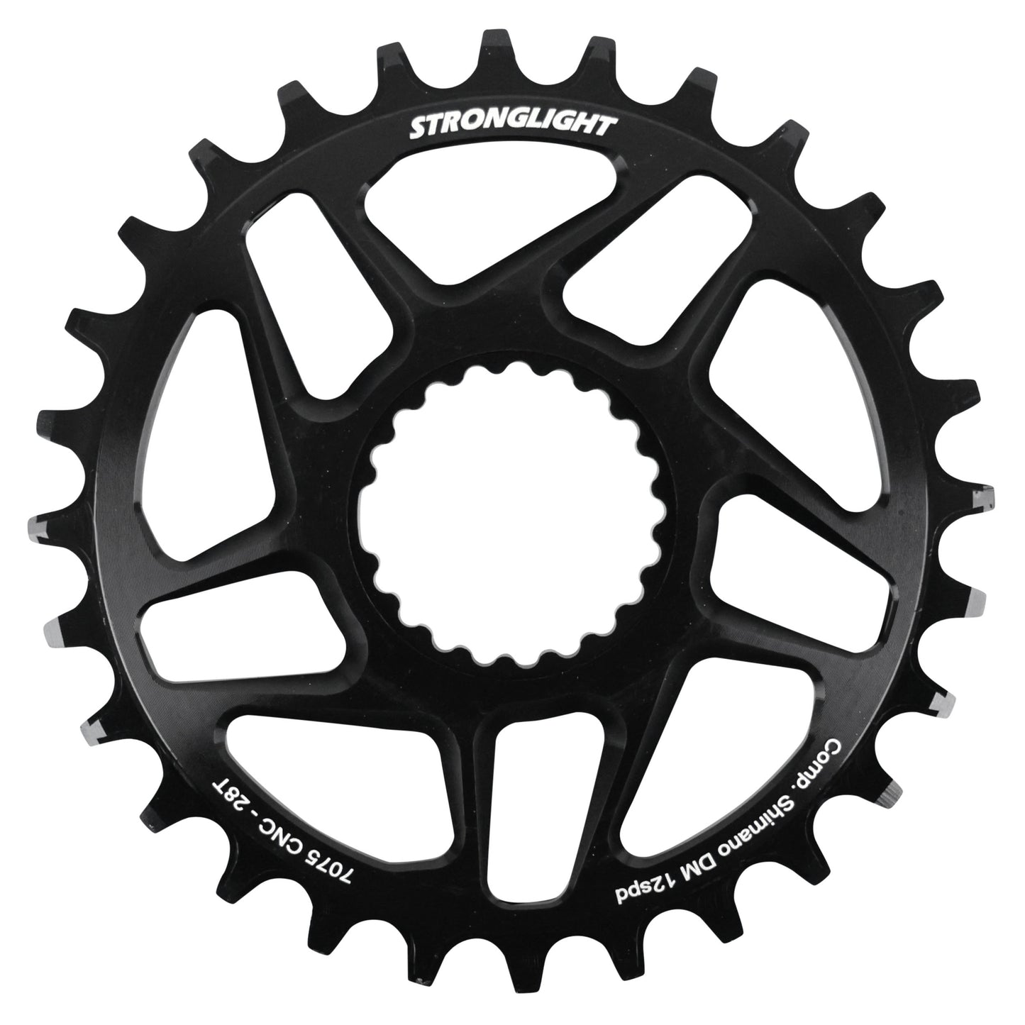 Plateau VTT direct mount Stronglight pour Shimano M6100 28D 12V
