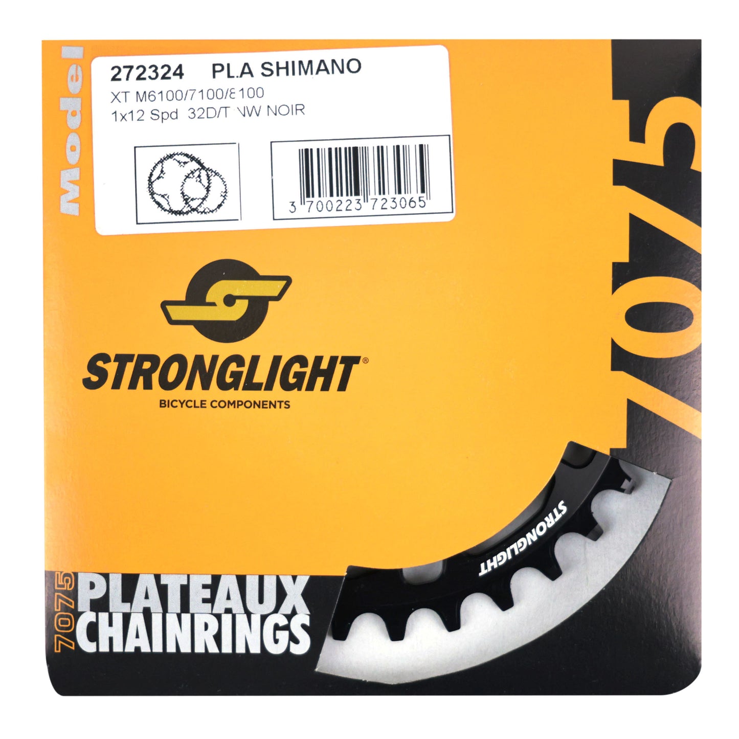 Plateau VTT direct mount Stronglight pour Shimano M6100 32D 12V