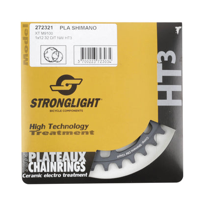 Plateau VTT DM Boost Stronglight pour Shimano M9100 mono 32D