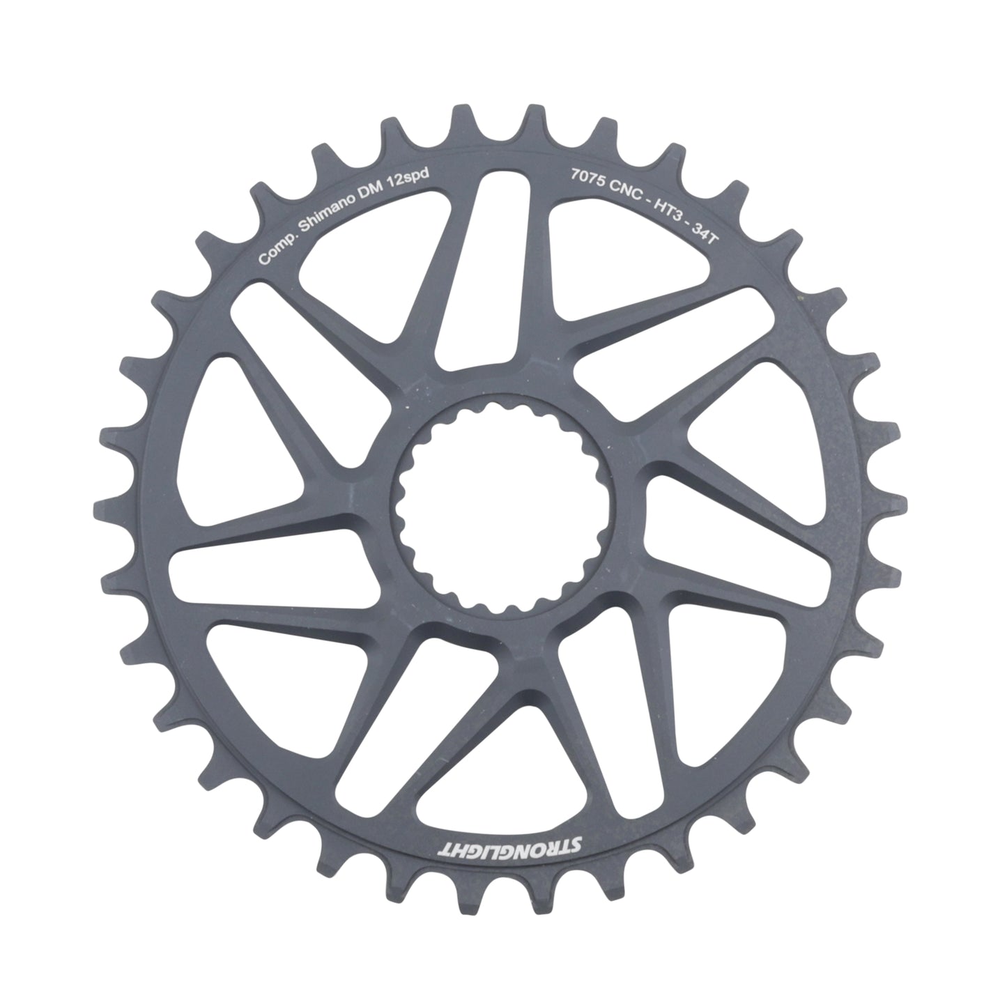 Plateau VTT DM Boost Stronglight pour Shimano M9100 mono 34D