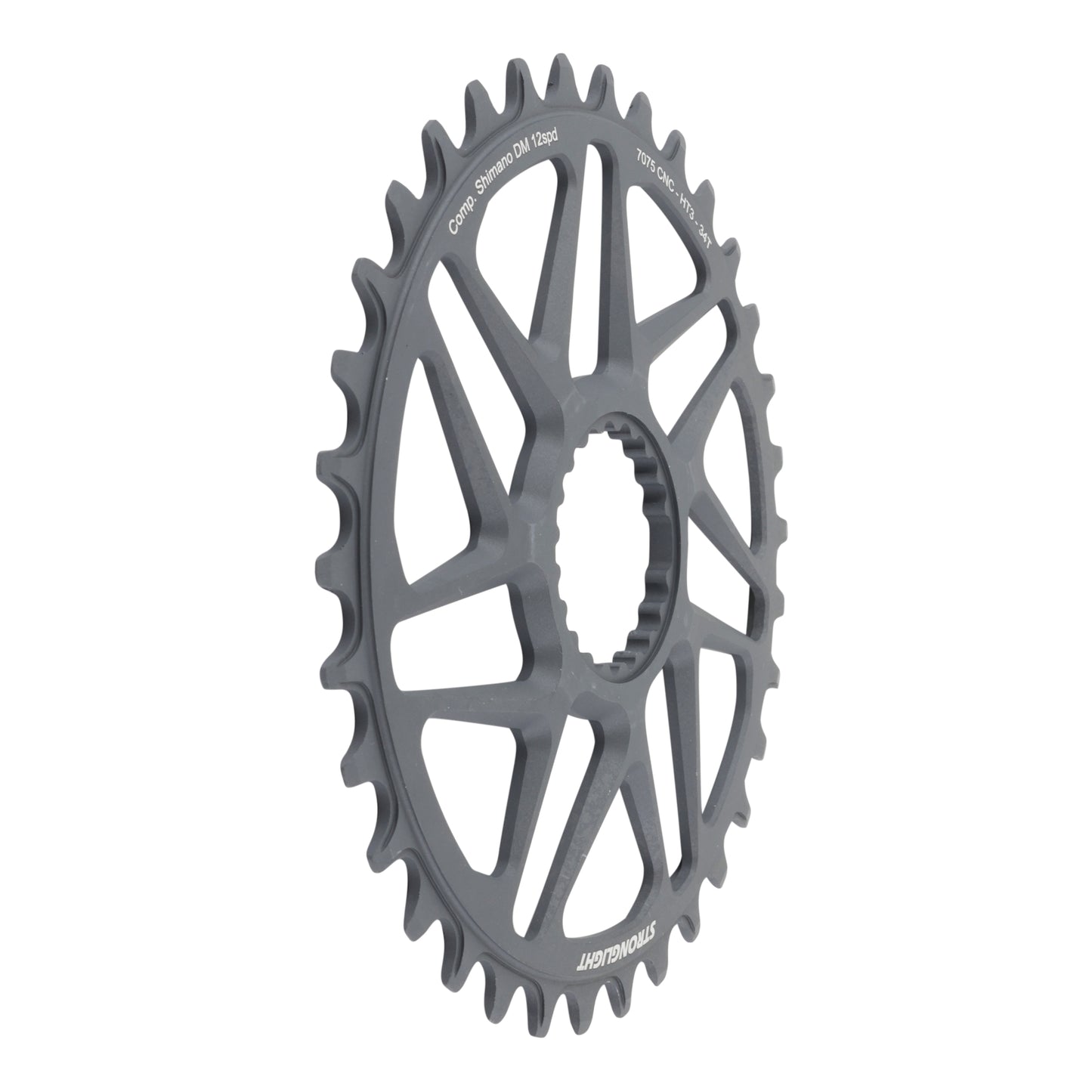 Plateau VTT DM Boost Stronglight pour Shimano M9100 mono 34D