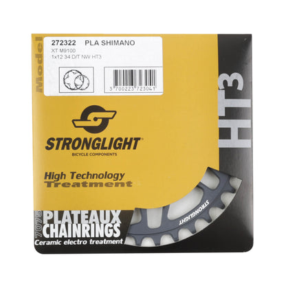 Plateau VTT DM Boost Stronglight pour Shimano M9100 mono 34D