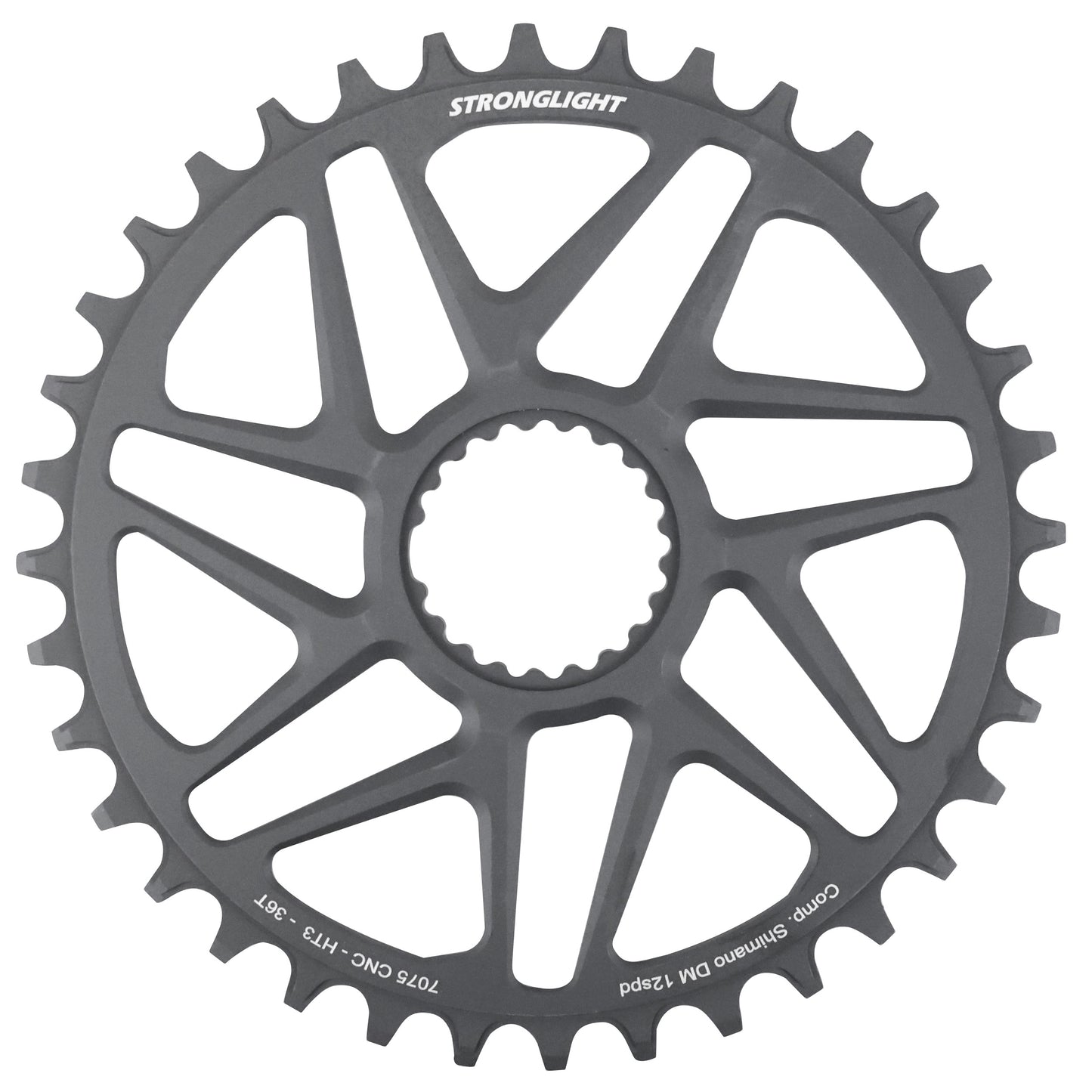 Plateau VTT DM Boost Stronglight pour Shimano M9100 mono 36D