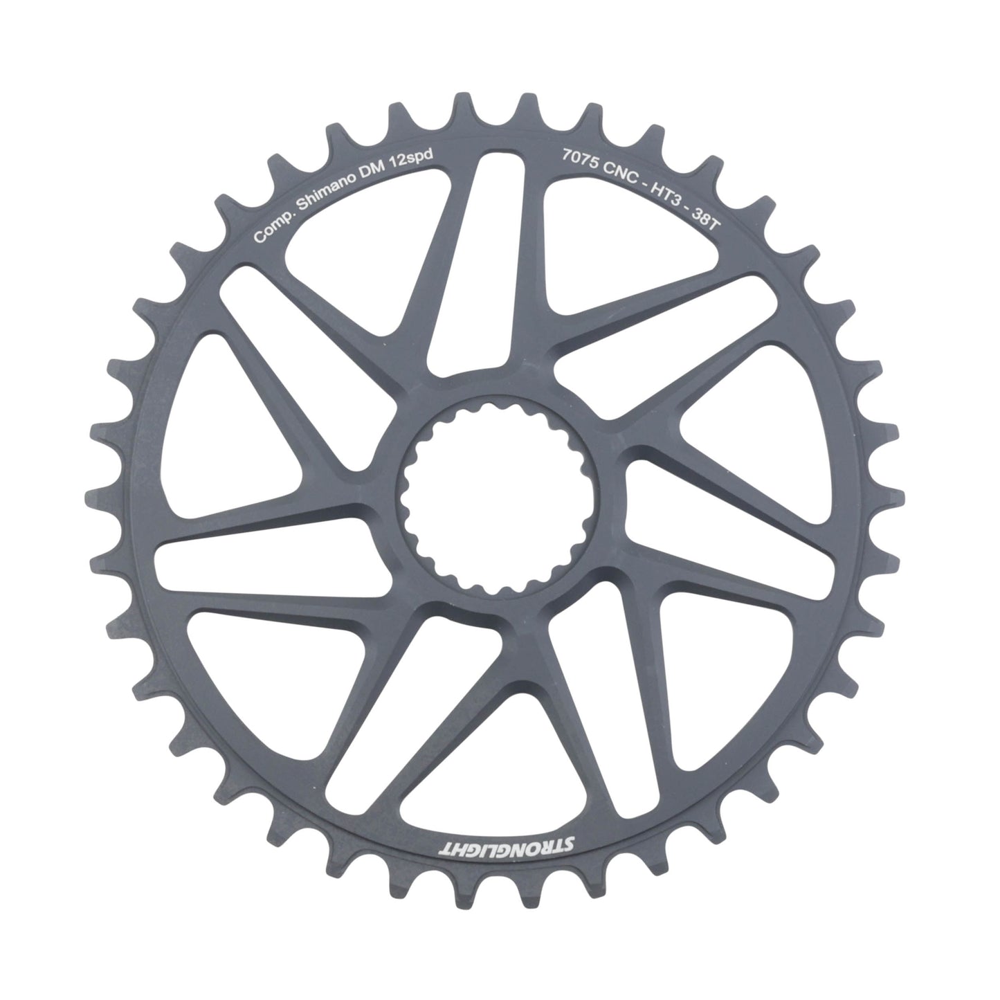 Plateau VTT DM Boost Stronglight pour Shimano M9100 mono 38D