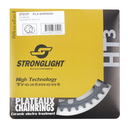Plateau VTT DM Boost Stronglight pour Shimano M9100 mono 38D
