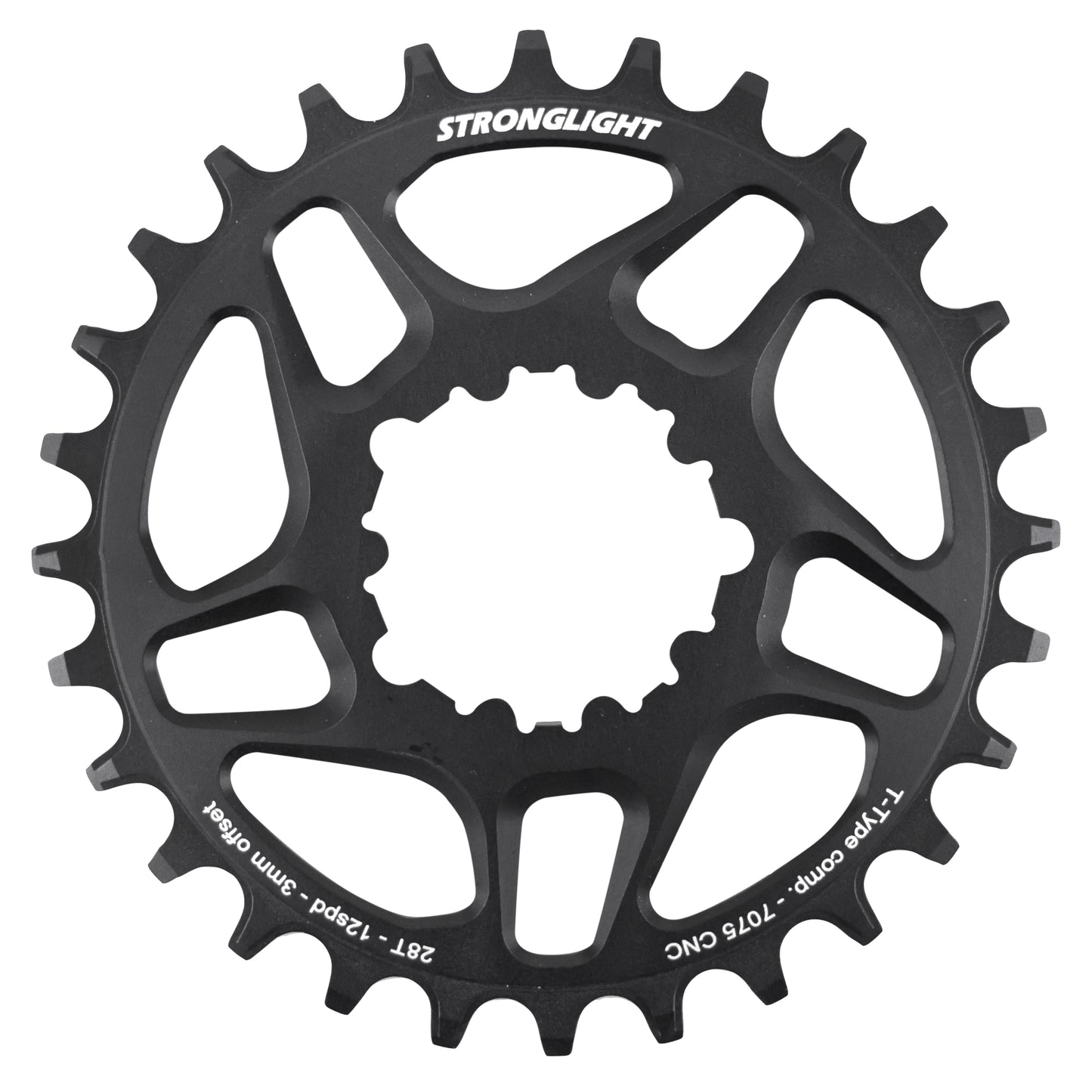Plateau VTT direct mount Stronglight pour SRAM SX NX GX 28D 12V