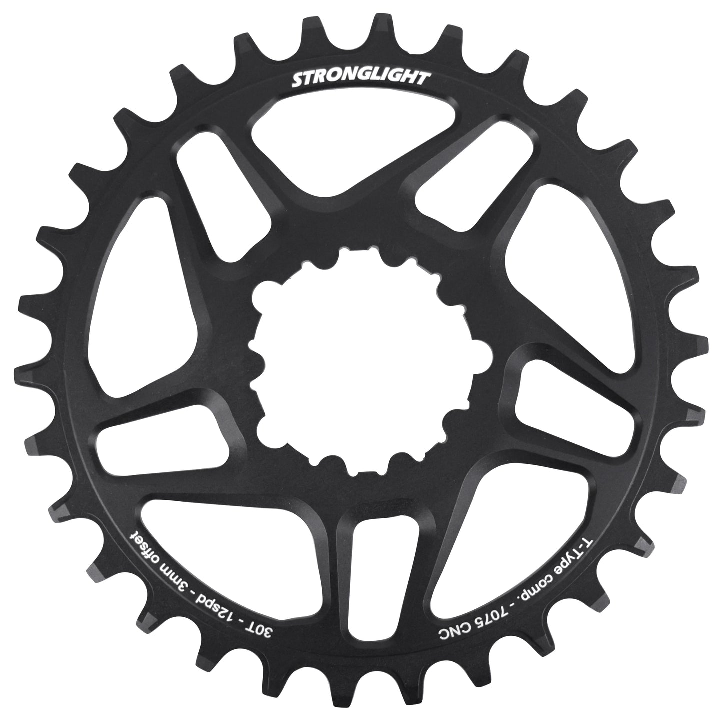Plateau VTT direct mount Stronglight pour SRAM SX NX GX 30D 12V