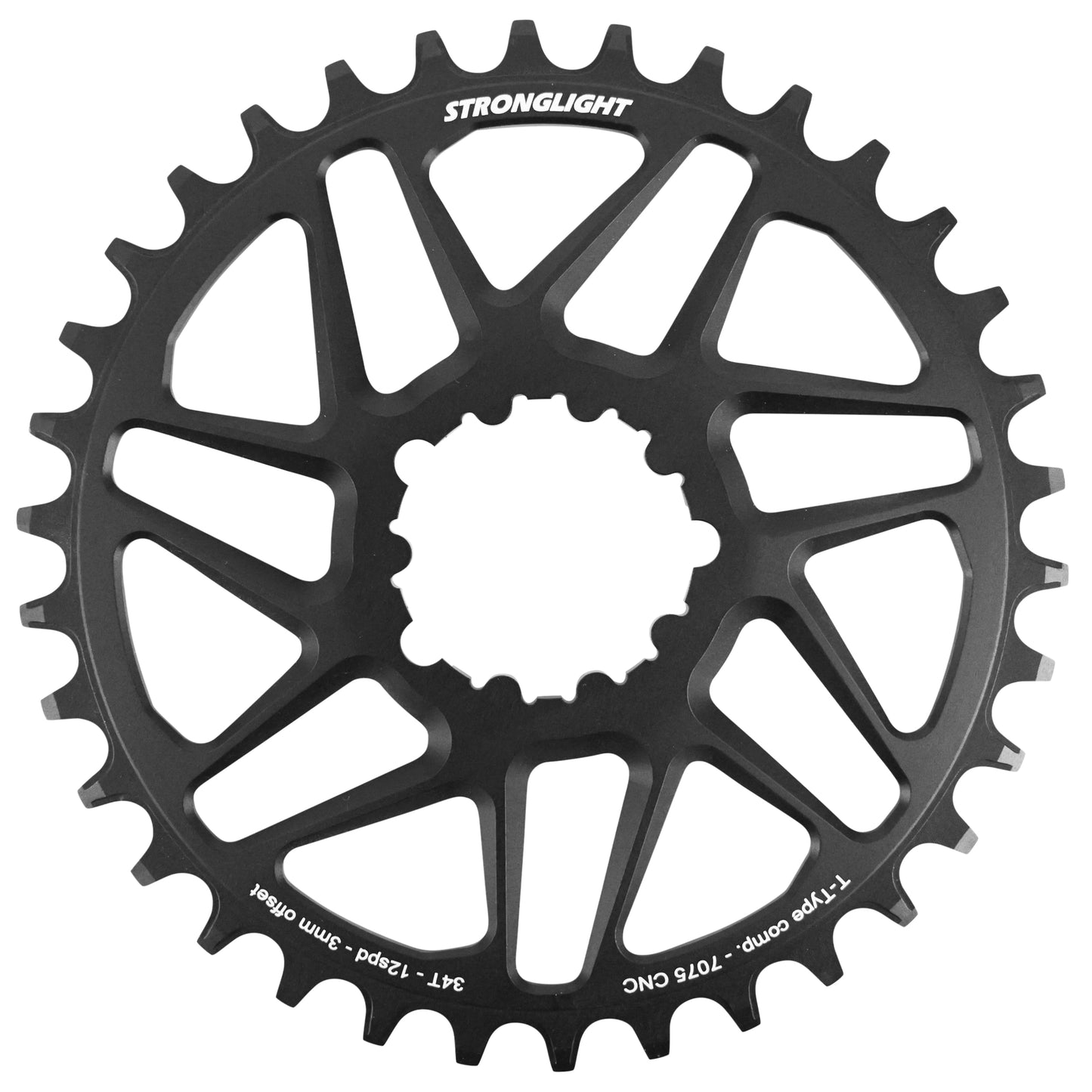 Plateau VTT direct mount Stronglight pour SRAM SX NX GX 34D 12V