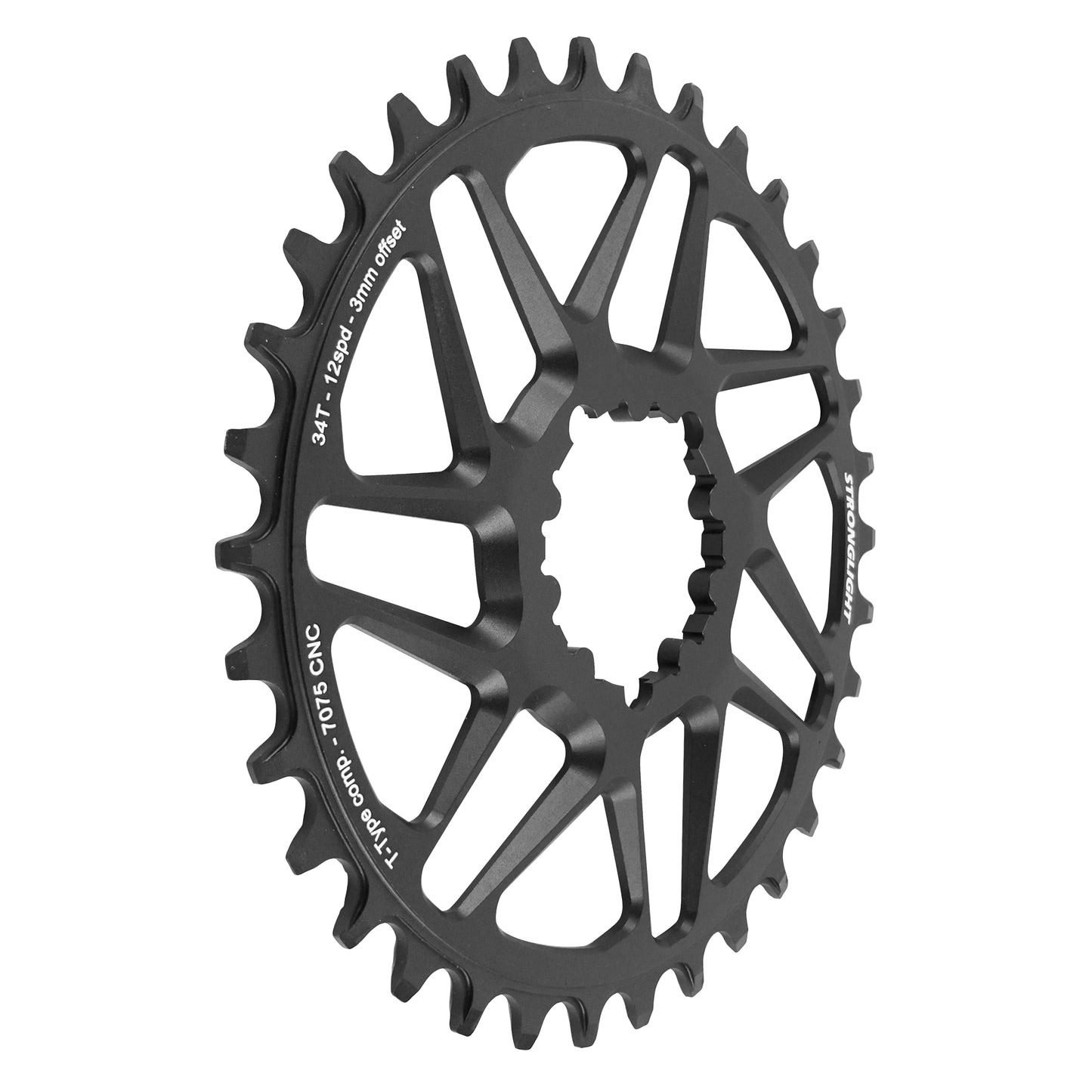 Plateau VTT direct mount Stronglight pour SRAM SX NX GX 34D 12V