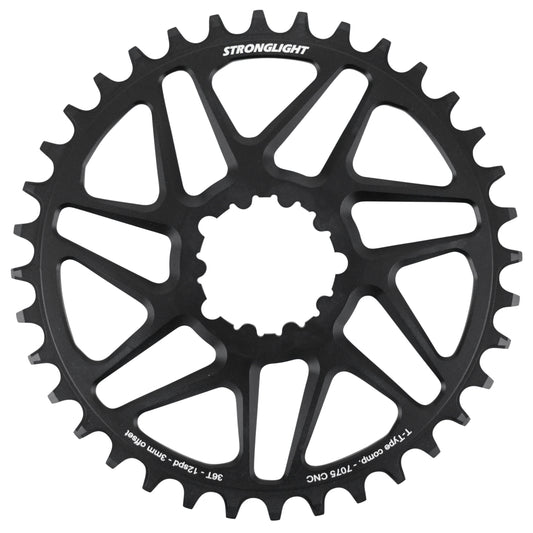 Plateau VTT direct mount Stronglight pour SRAM SX NX GX 36D 12V