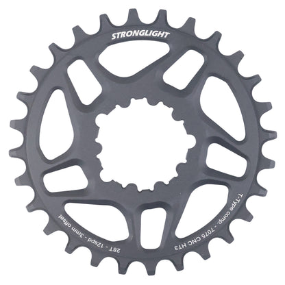 Plateau VTT direct mount Stronglight pour SRAM X01 XX1 28D 12V