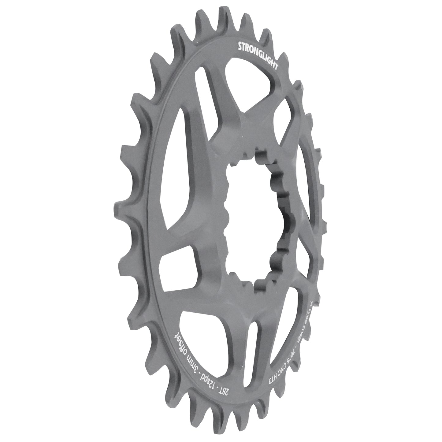 Plateau VTT direct mount Stronglight pour SRAM X01 XX1 28D 12V
