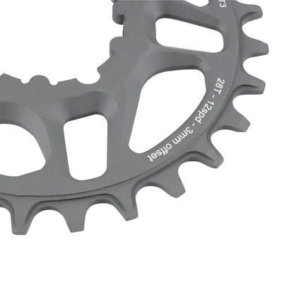 Plateau VTT direct mount Stronglight pour SRAM X01 XX1 28D 12V