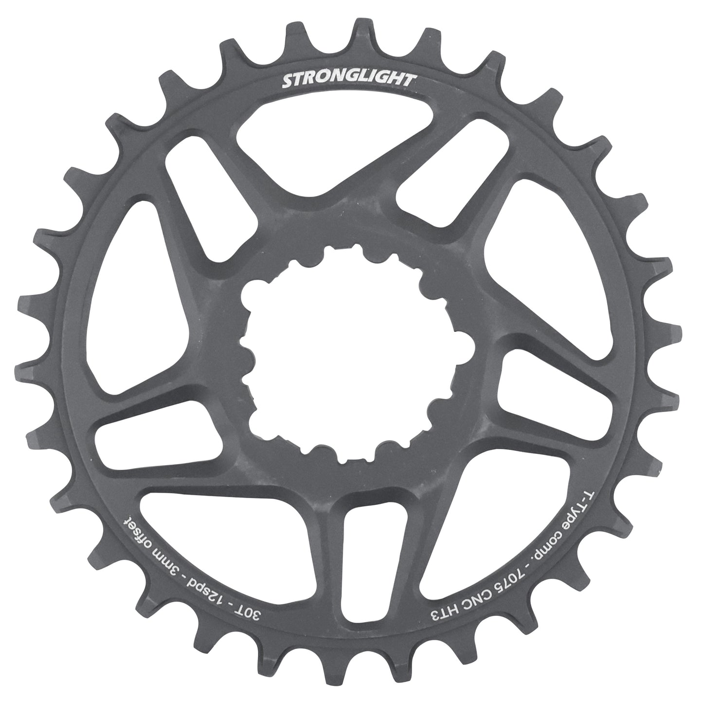 Plateau VTT direct mount Stronglight pour SRAM X01 XX1 30D 12V