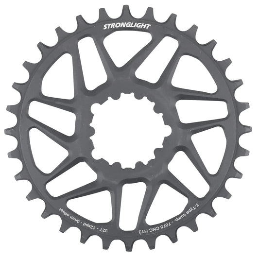 Plateau VTT direct mount Stronglight pour SRAM X01 XX1 32D 12V