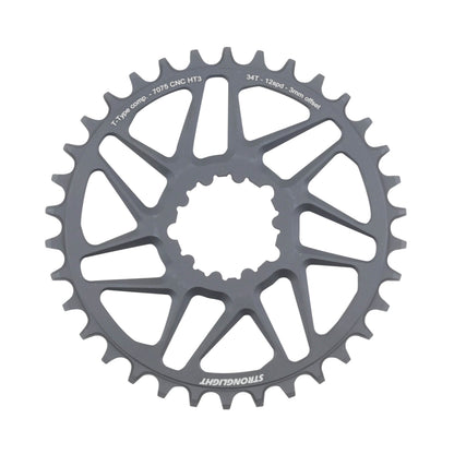 Plateau VTT direct mount Stronglight pour SRAM X01 XX1 34D 12V