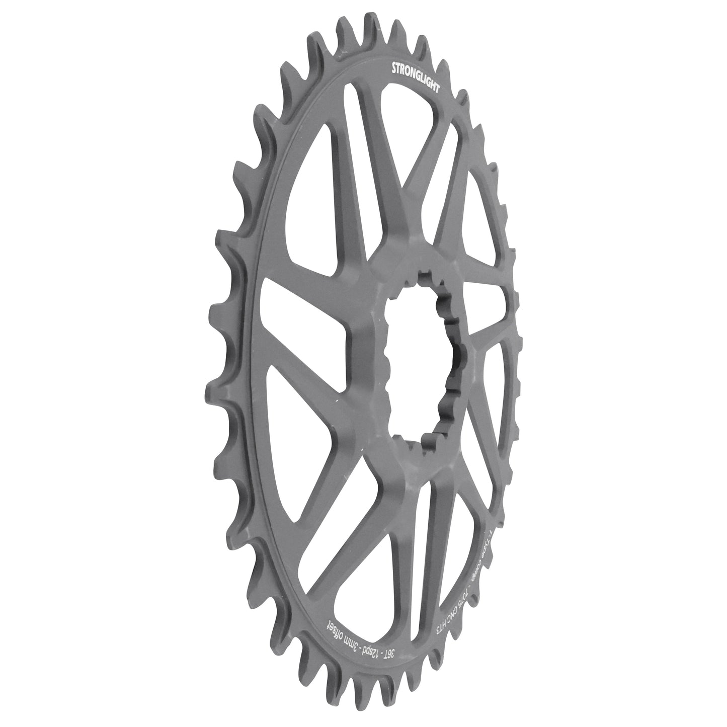 Plateau VTT direct mount Stronglight pour SRAM X01 XX1 36D 12V