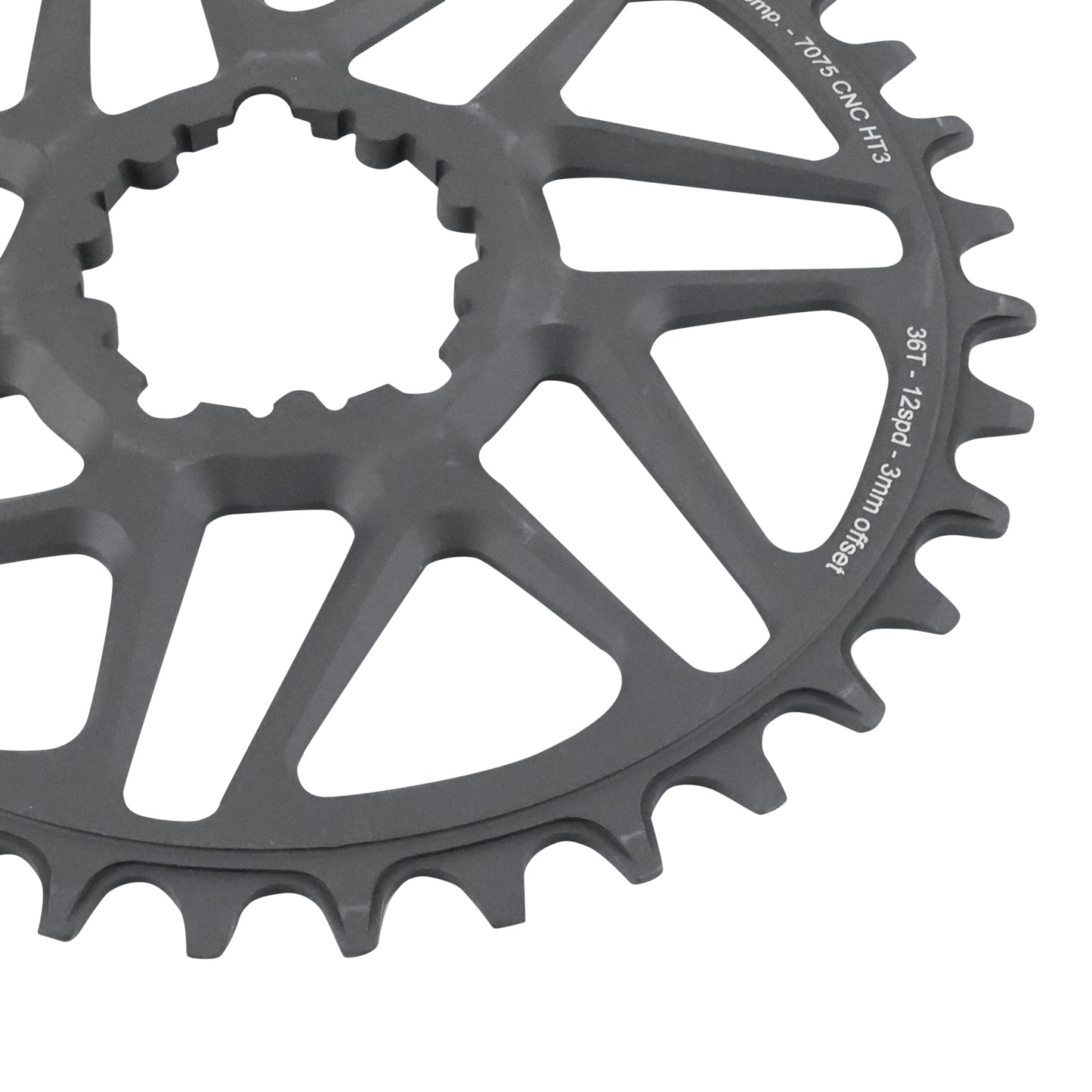 Plateau VTT direct mount Stronglight pour SRAM X01 XX1 36D 12V