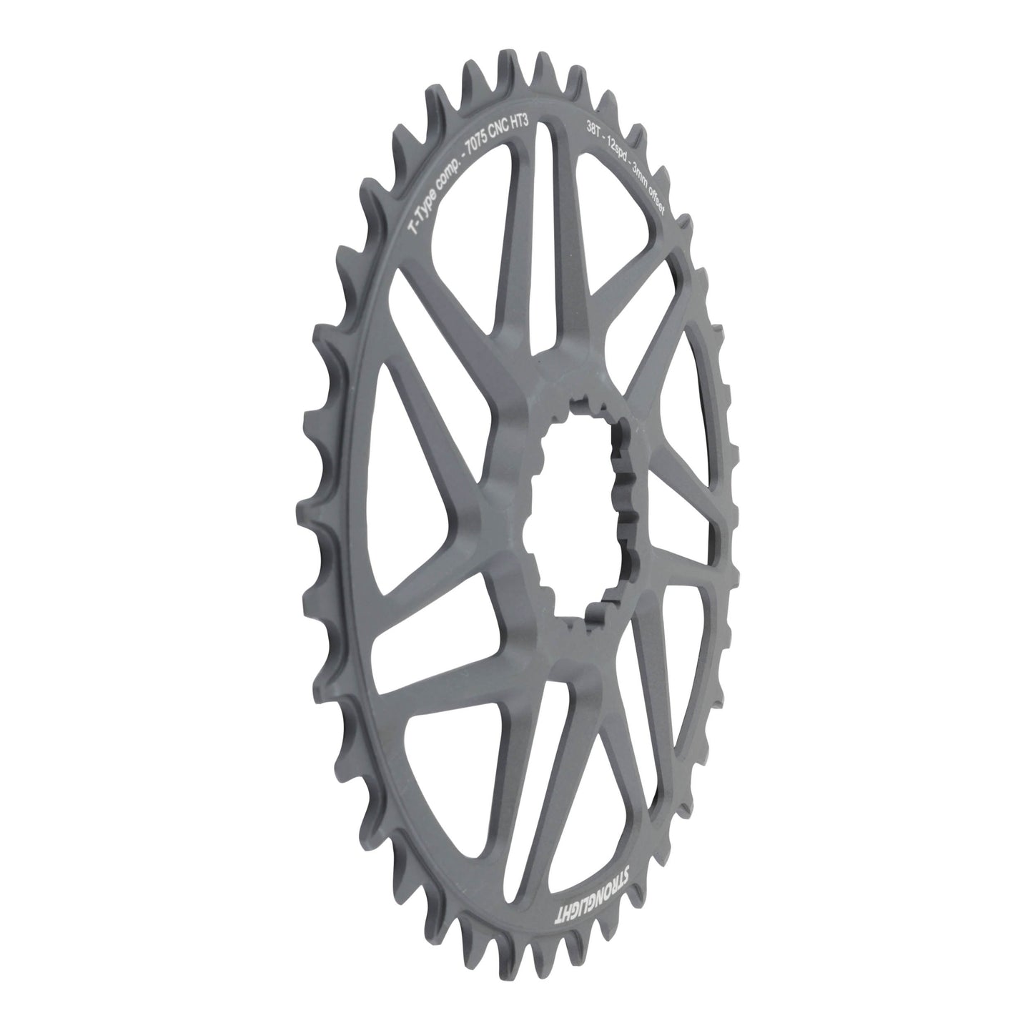 Plateau VTT direct mount Stronglight pour SRAM X01 XX1 38D 12V
