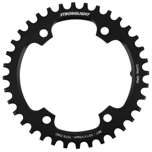 Plateau gravel Stronglight 4 bras D110 pour Shimano GRX 36D
