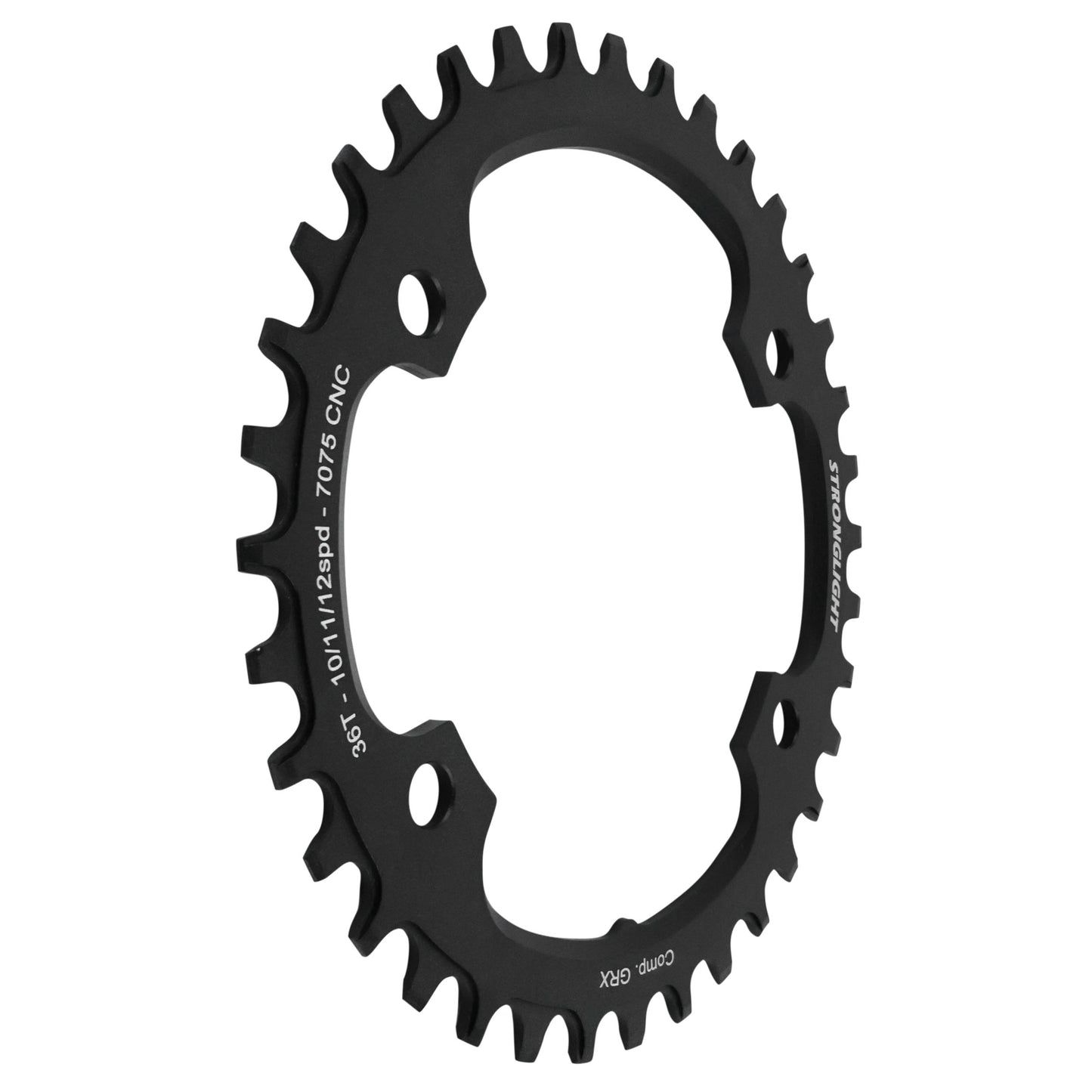 Plateau gravel Stronglight 4 bras D110 pour Shimano GRX 36D