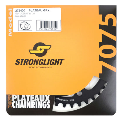 Plateau gravel Stronglight 4 bras D110 pour Shimano GRX 36D