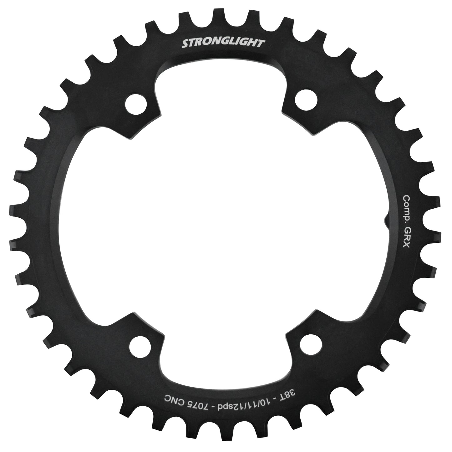 Plateau gravel Stronglight 4 bras D110 pour Shimano GRX 38D
