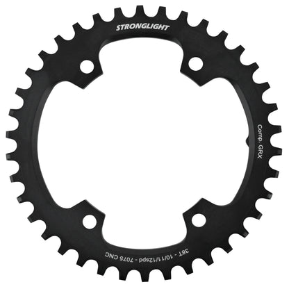 Plateau gravel Stronglight 4 bras D110 pour Shimano GRX 38D