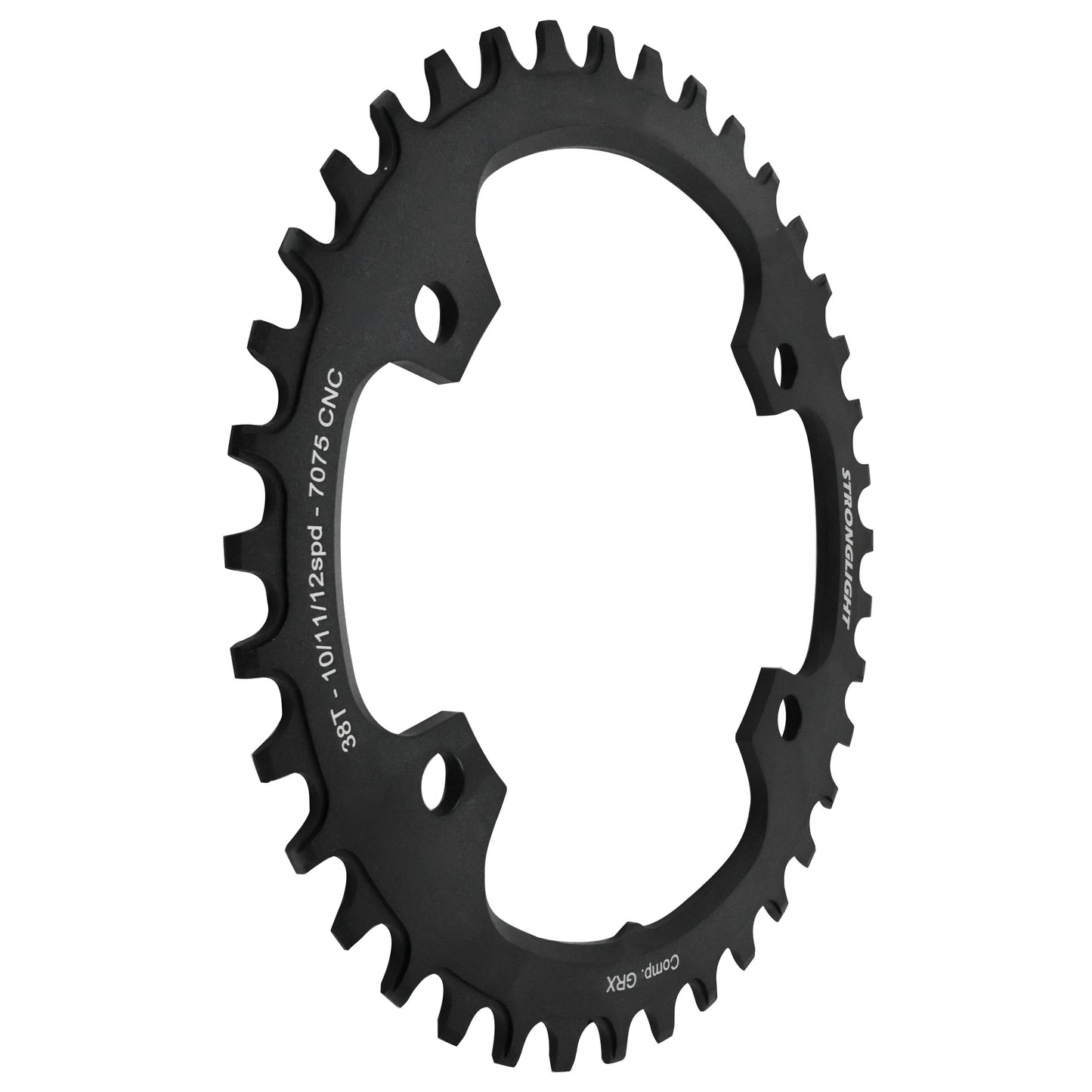 Plateau gravel Stronglight 4 bras D110 pour Shimano GRX 38D