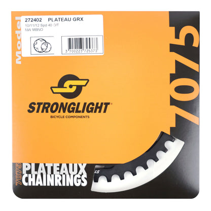 Plateau gravel Stronglight 4 bras D110 pour Shimano GRX 40D