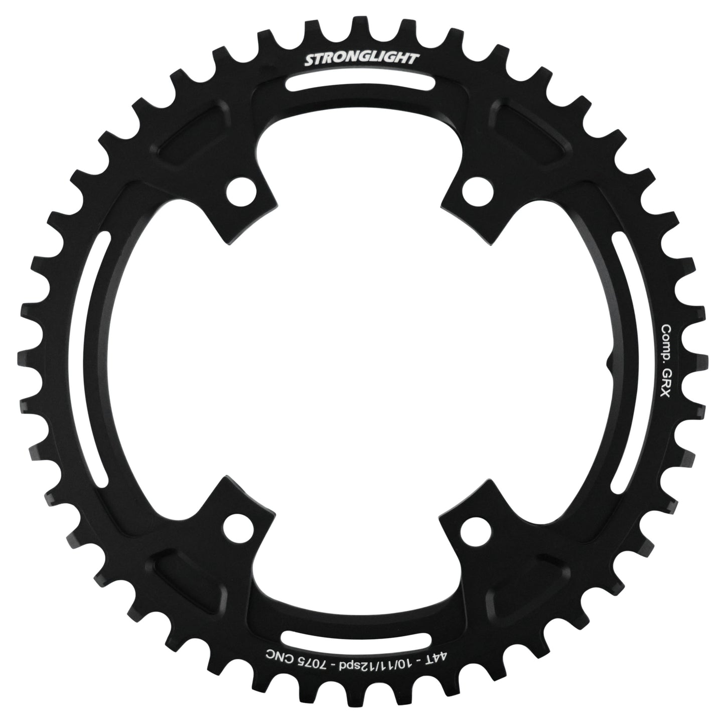 Plateau gravel Stronglight 4 bras D110 pour Shimano GRX 44D