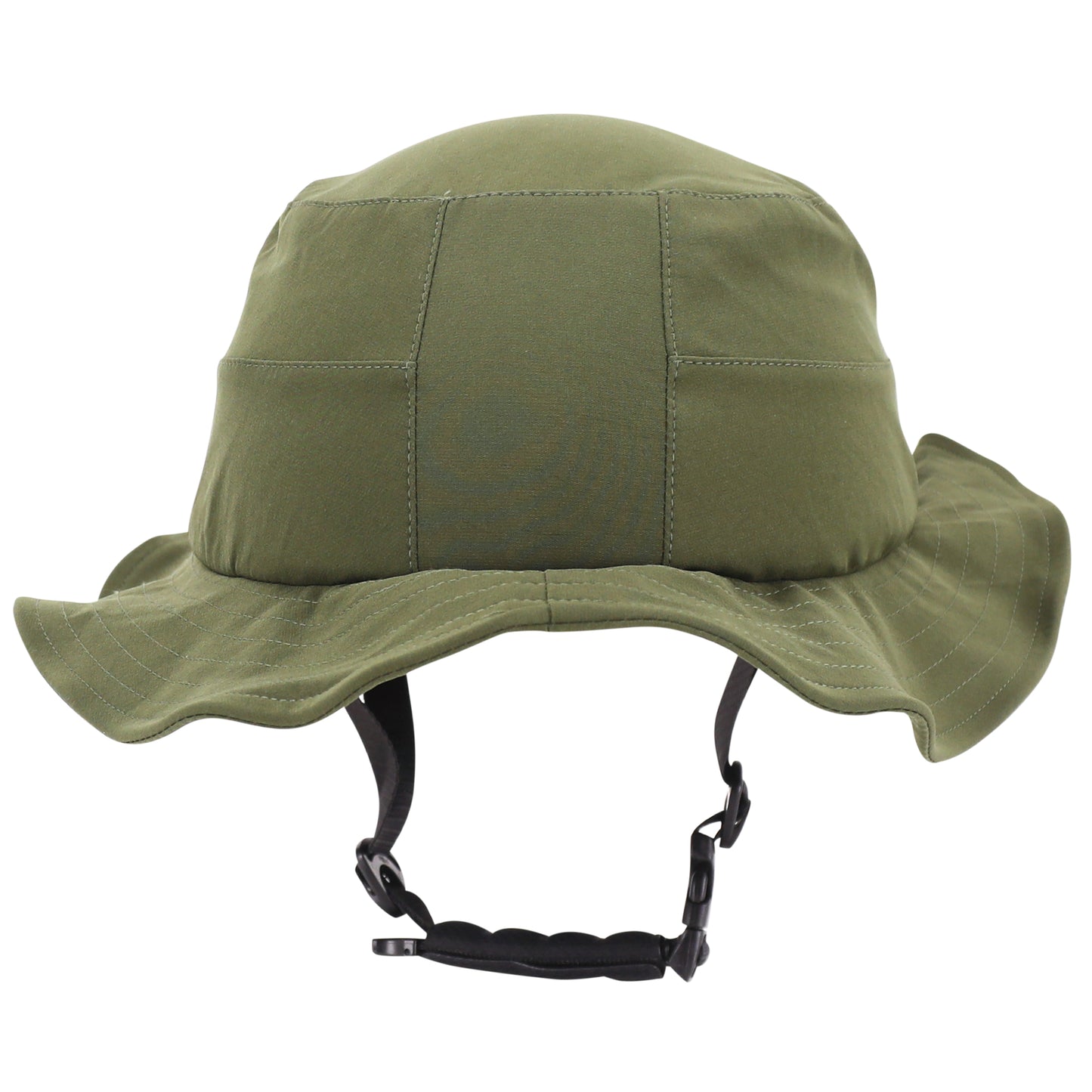 Casque vélo-trottinette adulte urbain-city cp01 avec chapeau textile vert PCP