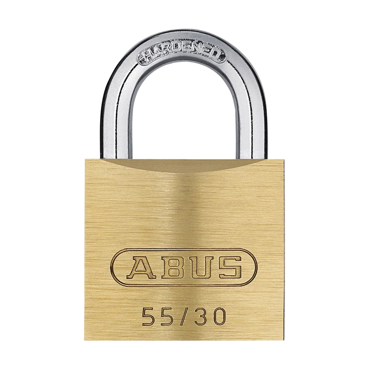 Cadenas à clé Abus série 55-30 laiton 29x44 - diam 5mm - anse 13mm