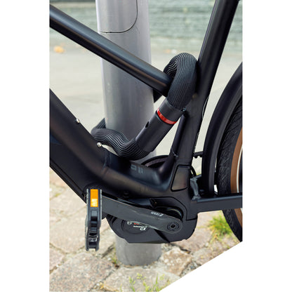 Antivol vélo chaîne à clé Abus goose lock 6206k diam 6 mm longueur 110 cm avec serrure intégrée -niveau sécurité 7-