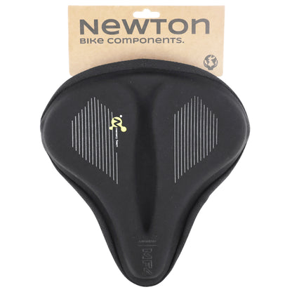 Newton Memory Foam Gel Saddle Cover Black 276x263