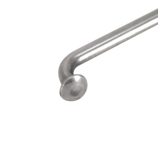 Rayon PCP inox argent 2,6mm coudé 130 mm (unité)