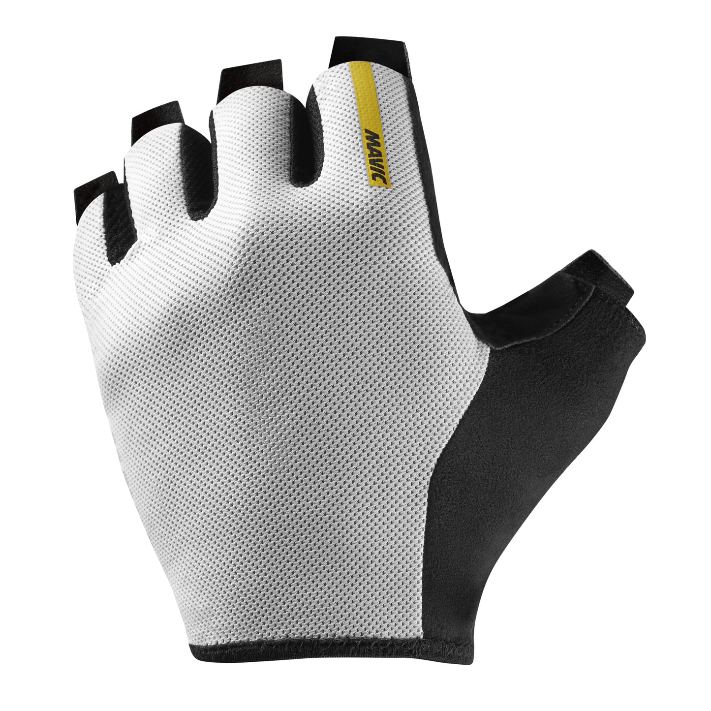 Mavic Essential Gel Mid-Season Short Cycling Gloves White