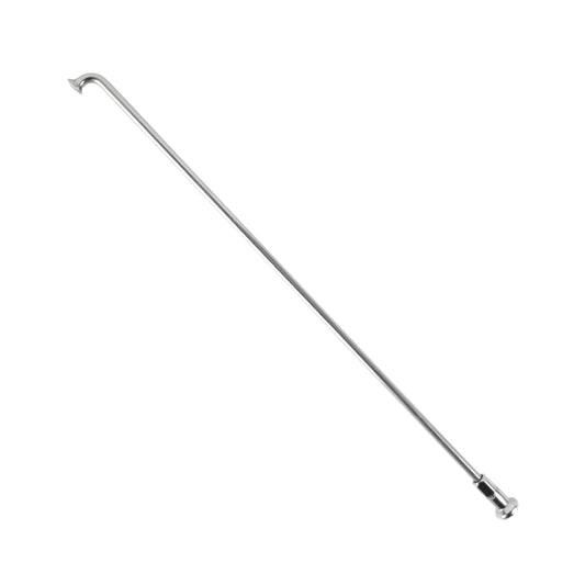 Rayon PCP inox argent 2,6mm coudé 168 mm (unité)