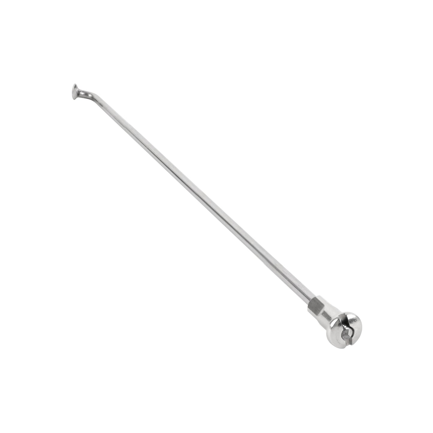 Rayon PCP inox argent 2,6mm coudé 168 mm (unité)