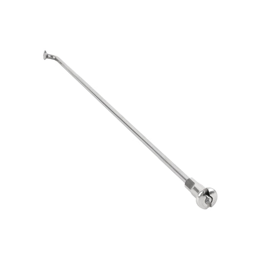 Rayon PCP inox argent 2,6mm coudé 168 mm (unité)