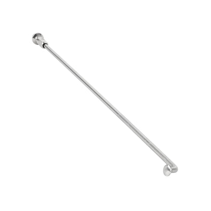 Rayon PCP inox argent 2,6mm coudé 168 mm (unité)