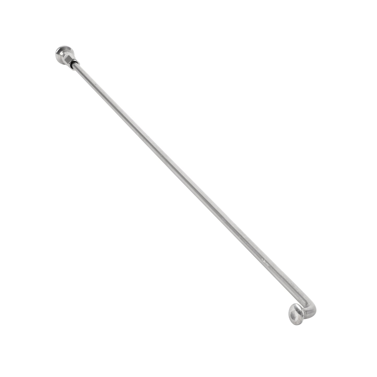 Rayon PCP inox argent 2,6mm coudé 200 mm (unité)
